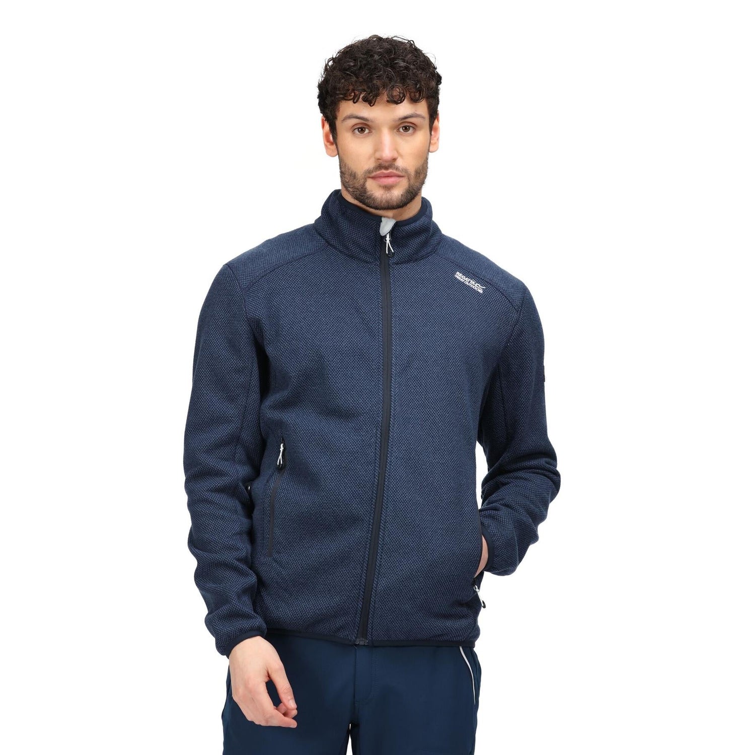 Regatta Mens Torrens Two Tone Polyester Full Zip Fleece Jacket - Just £19.99! Shop now at Warwickshire Clothing.