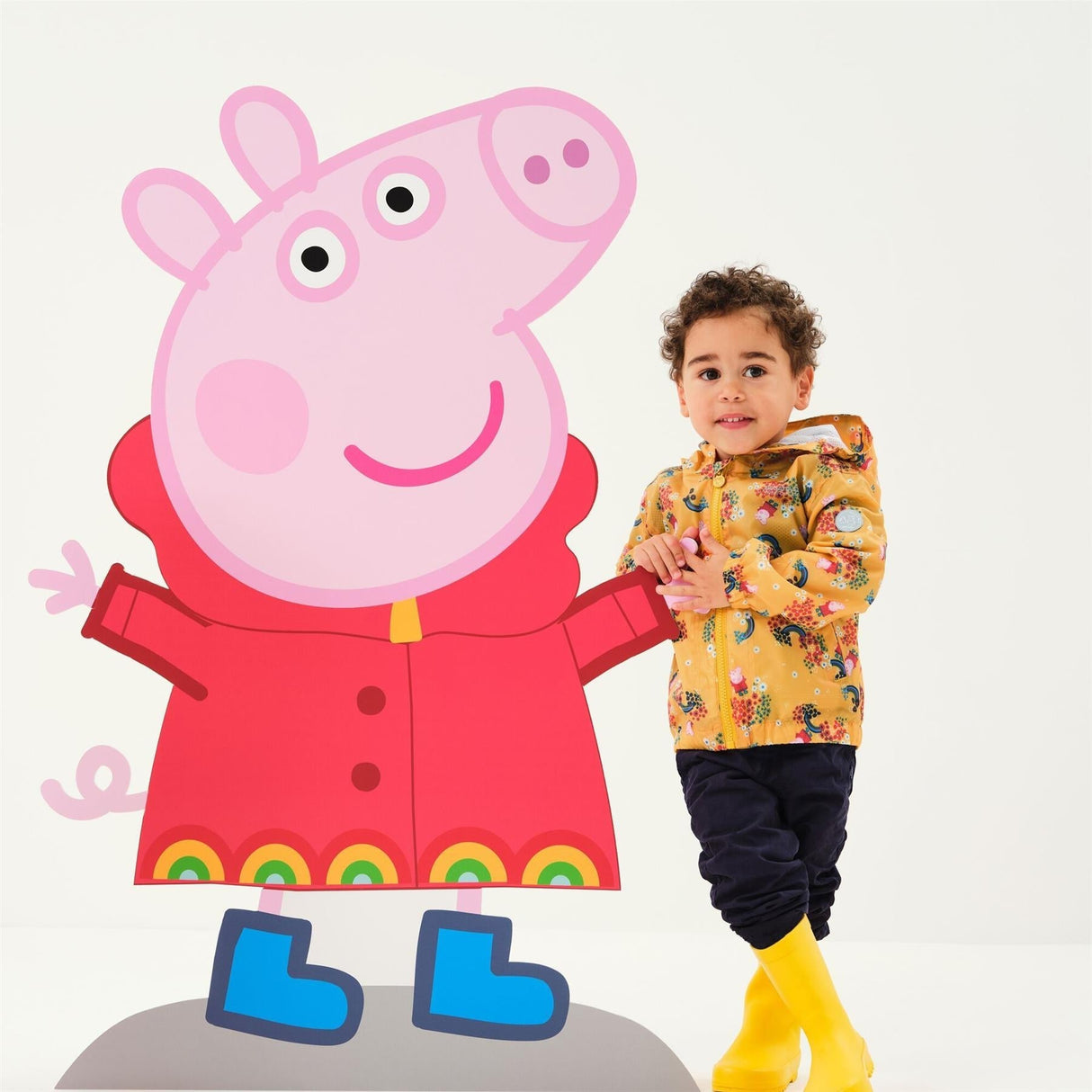 Regatta Kids Peppa Pig Muddy Puddle Waterproof Hooded Jacket Boys Girls - Just £19.99! Shop now at Warwickshire Clothing.