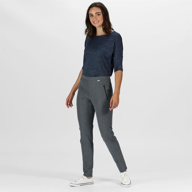 Regatta Ladies Pentre Walking Trousers Slim Isoflex Stretch Water Resistant - Just £24.99! Shop now at Warwickshire Clothing.