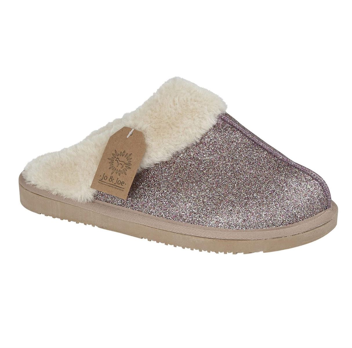 Jo & Joe Women's Winter Warm Fur Luxury Slip-On Mule Booties - Just £16.99! Shop now at Warwickshire Clothing.