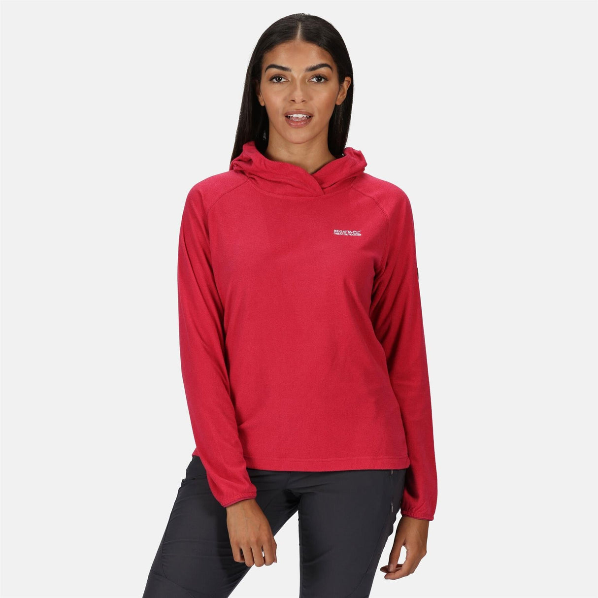 Regatta Womens Montes Lightweight Hooded Fleece Pullover Jumper Hoodie - Just £17.99! Shop now at Warwickshire Clothing.