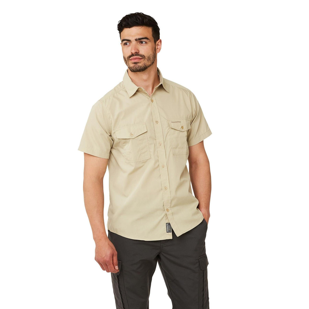 Craghoppers Mens Kiwi Short Sleeved Shirt Nosi Defense - Just £26.99! Shop now at Warwickshire Clothing.