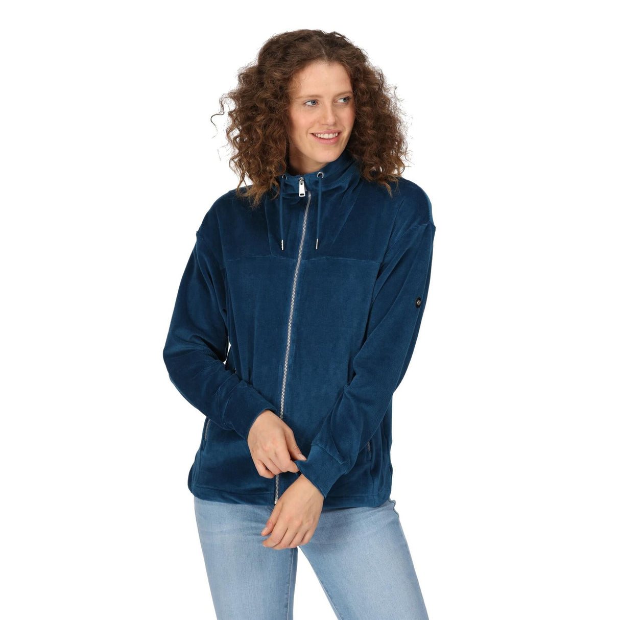 Regatta Womens Jessalyn Full Zip Velour Fleece Jacket - Just £19.99! Shop now at Warwickshire Clothing.