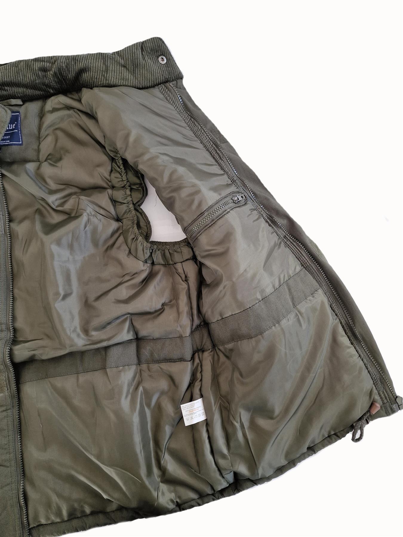 Hazy Blue Mens multi pocket Body Warmer Stalker heavy duty padded gilet - Just £24.99! Shop now at Warwickshire Clothing.