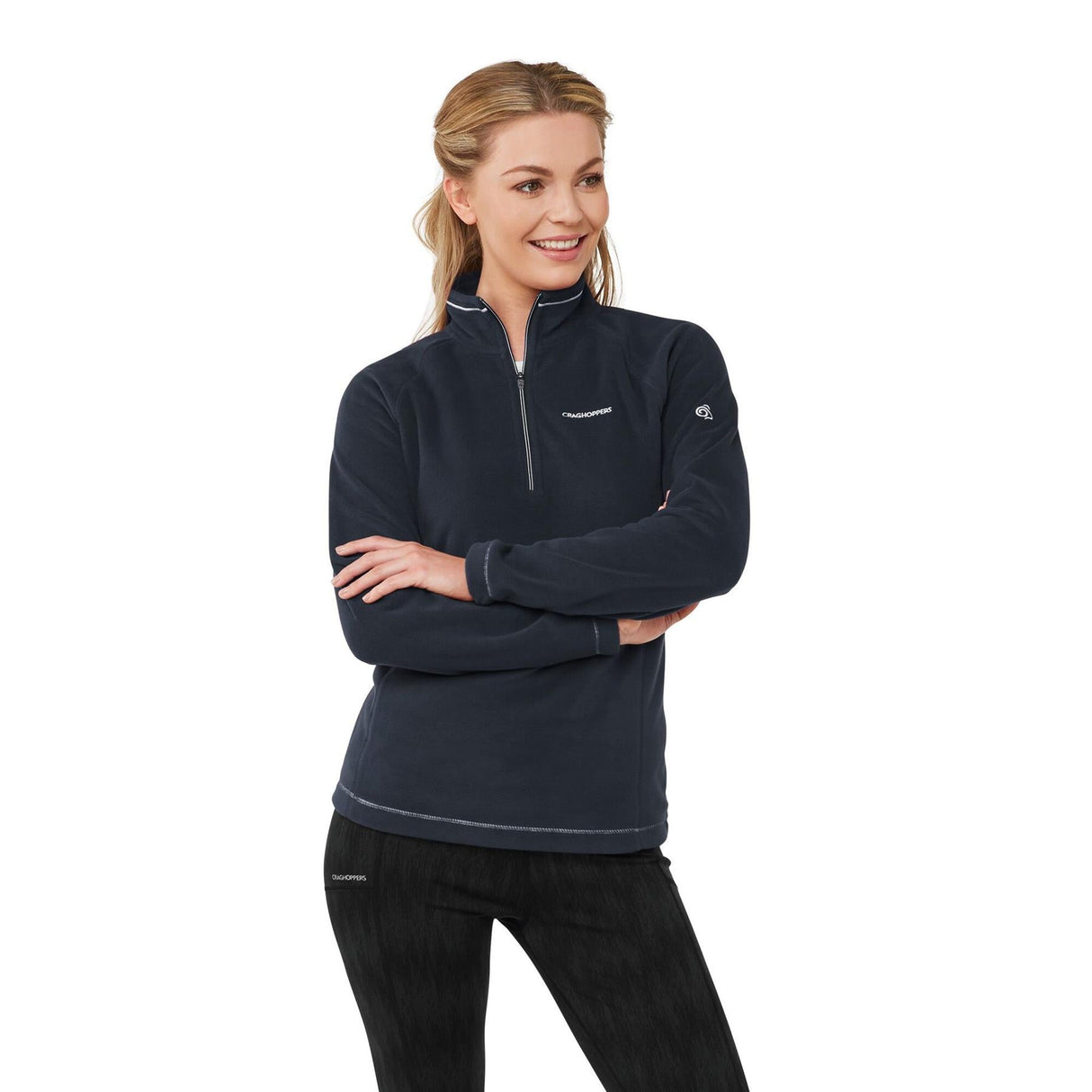 Craghoppers Miska V Womens Half Zip Long Sleeved Fleece - Just £19.99! Shop now at Warwickshire Clothing.