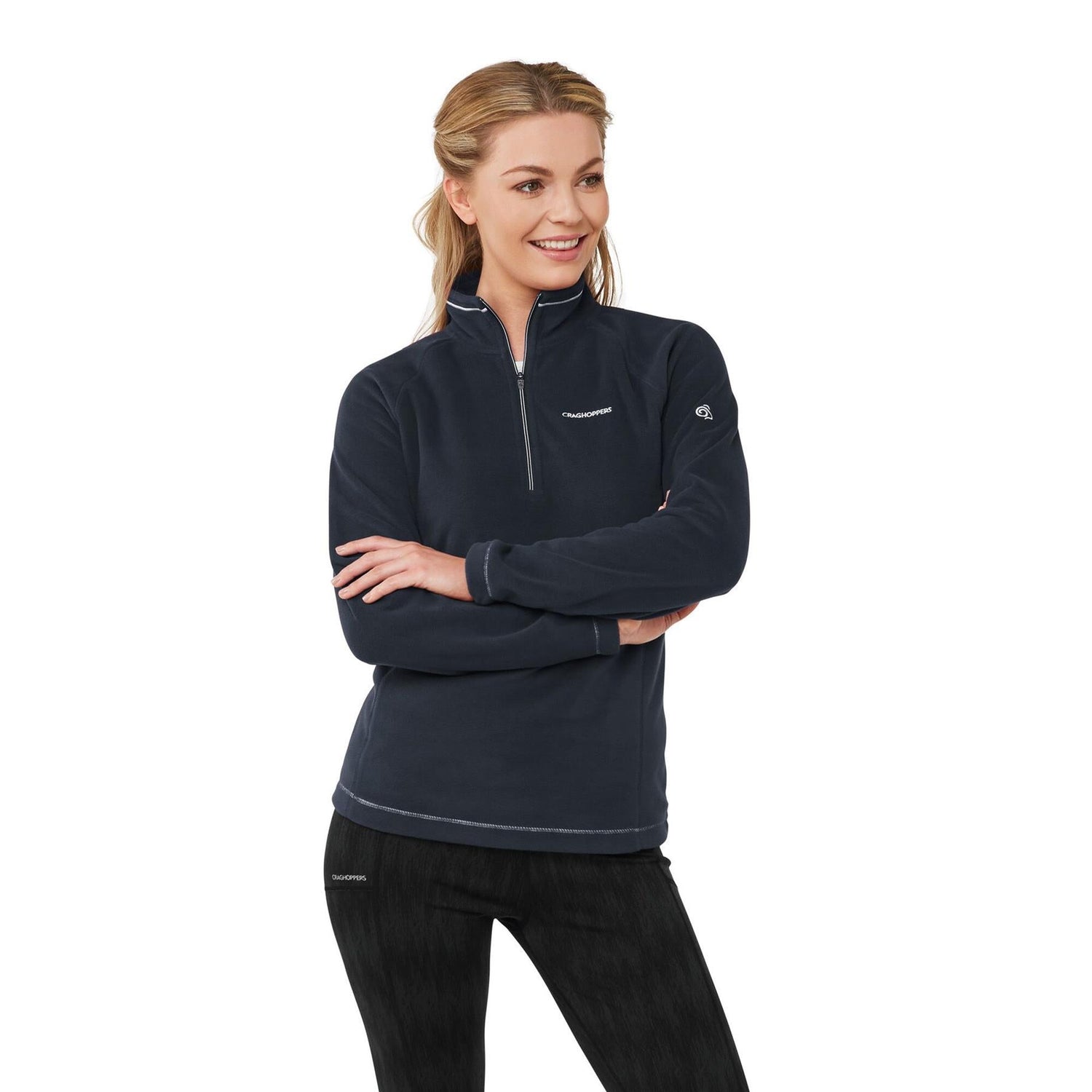 Craghoppers Miska V Womens Half Zip Long Sleeved Fleece - Just £19.99! Shop now at Warwickshire Clothing.