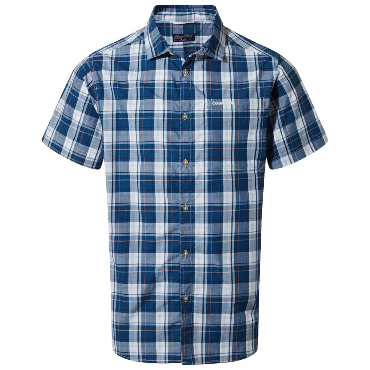 Craghoppers Mens Vernon Summer Check Short Sleeve Shirt - Just £18.99! Shop now at Warwickshire Clothing.