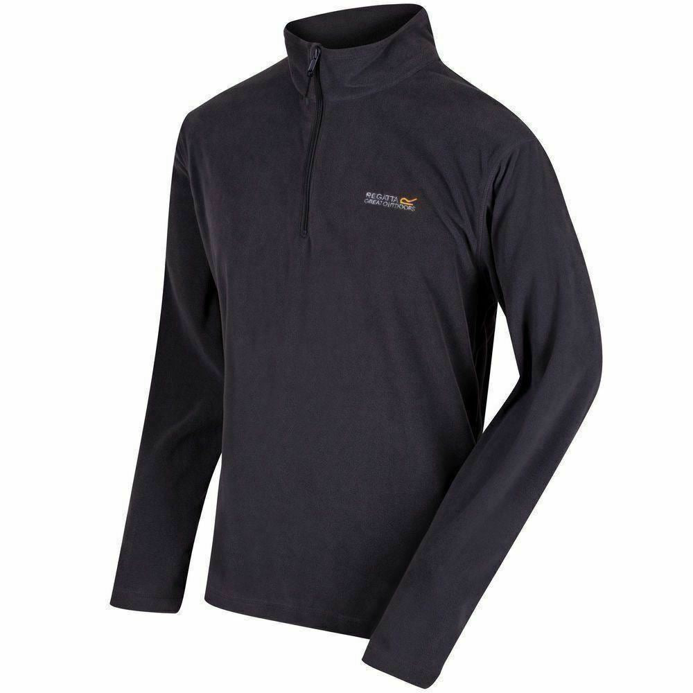 Regatta Mens Thompson Half Zip Light Micro Fleece | Dark Colours - Just £12.99! Shop now at Warwickshire Clothing.