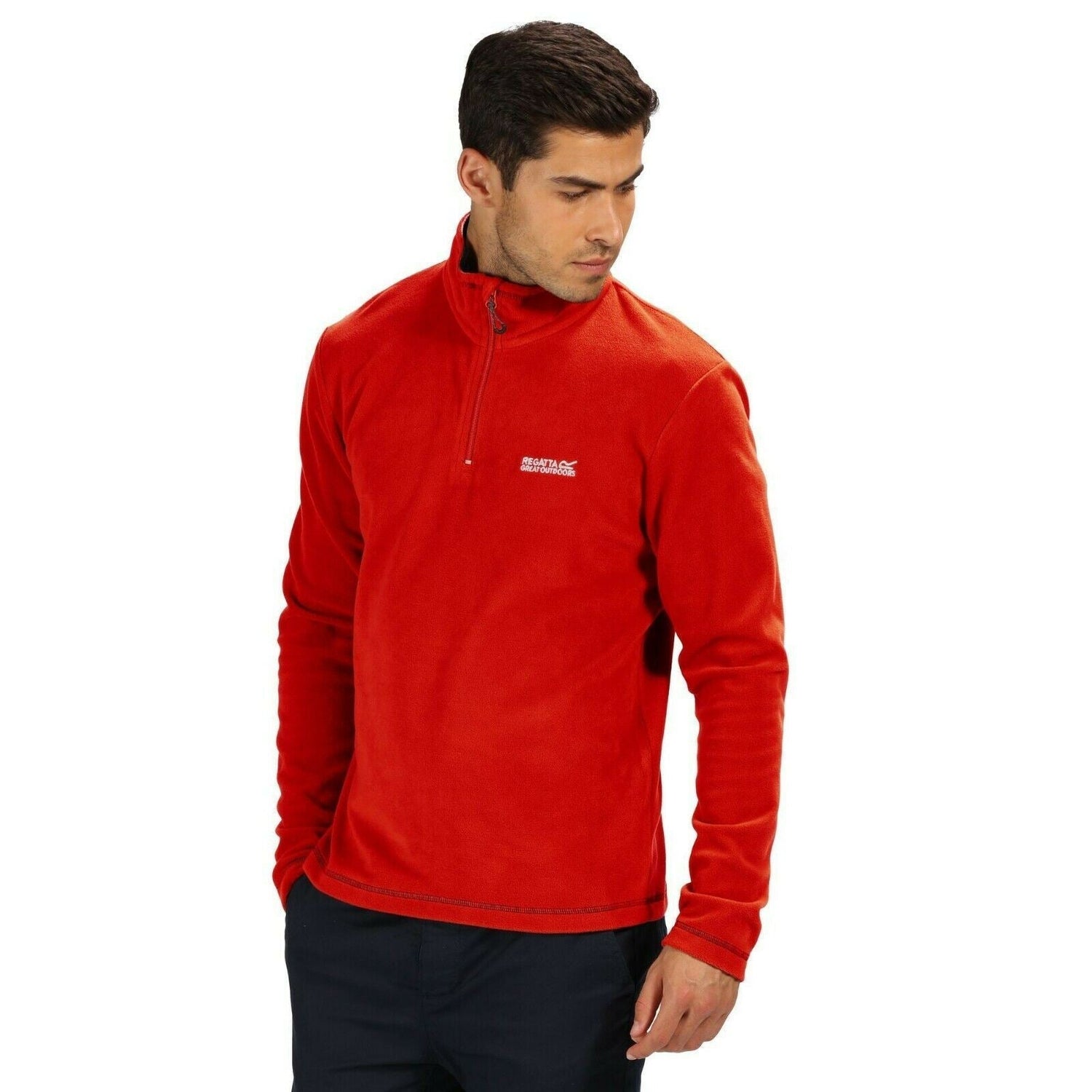 Regatta Mens Thompson Half Zip Light Micro Fleece | Dark Colours - Just £12.99! Shop now at Warwickshire Clothing.