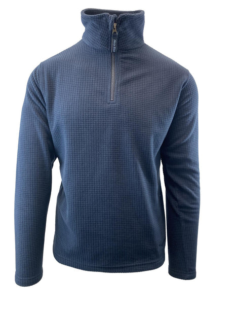 Hazy Blue Mens Half Zip Pullover Fleece - Brooklyn - Just £17.90! Shop now at Warwickshire Clothing.