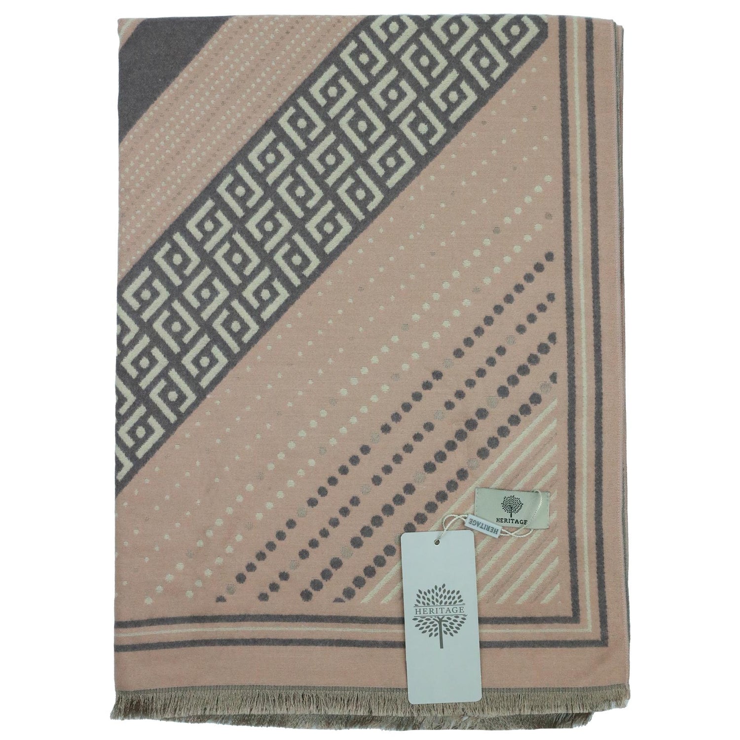 Heritage Warm Cashmere Pashmina Soft Feel Scarve - Aztec - Just £13.99! Shop now at Warwickshire Clothing.