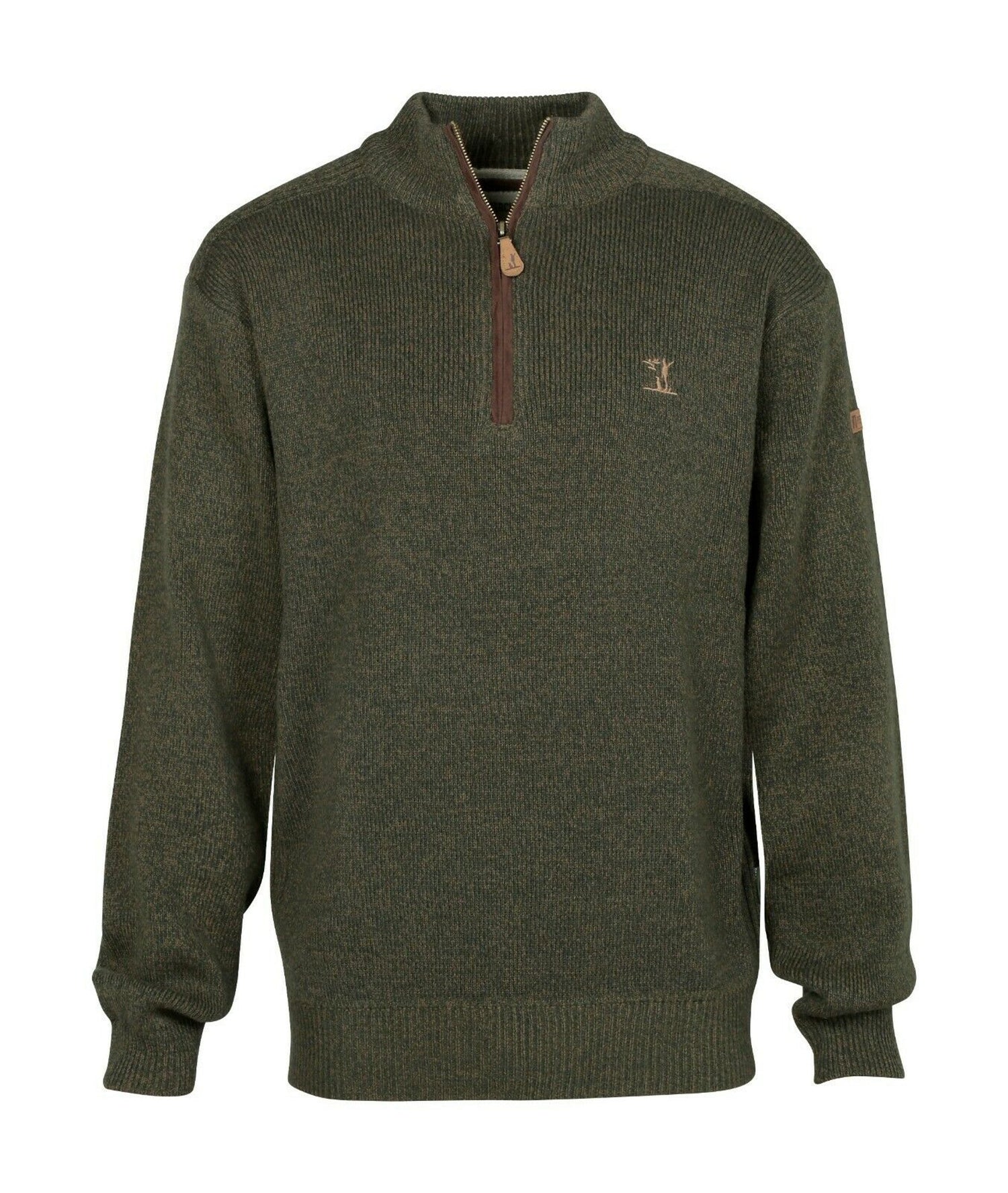 Percussion Knitted Half Zip Jumper 1566 - Just £39.99! Shop now at Warwickshire Clothing.