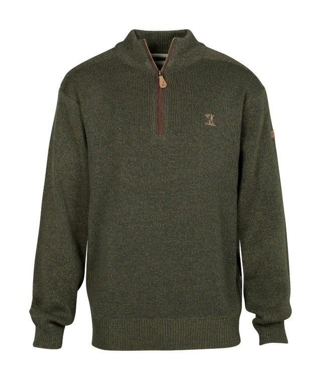 Percussion Knitted Half Zip Jumper 1566 - Just £39.99! Shop now at Warwickshire Clothing.