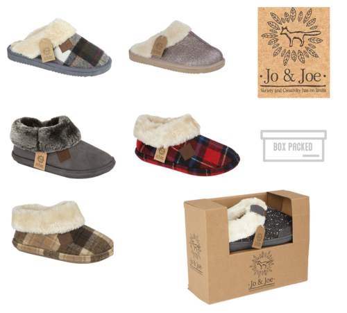 Jo & Joe Women's Winter Warm Fur Luxury Slip-On Mule Booties - Just £16.99! Shop now at Warwickshire Clothing.