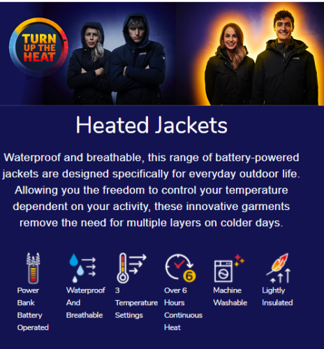 Regatta Womens Voltera Loft Heated Insulated Quilted Hooded Coat Jacket - Just £54.99! Shop now at Warwickshire Clothing.