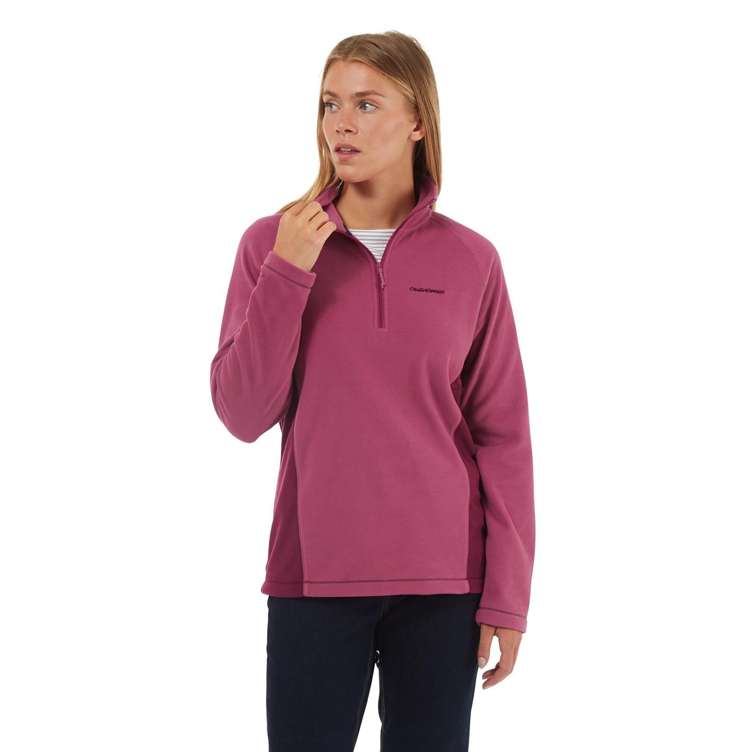 Craghoppers Miska V Womens Half Zip Long Sleeved Fleece - Just £19.99! Shop now at Warwickshire Clothing.