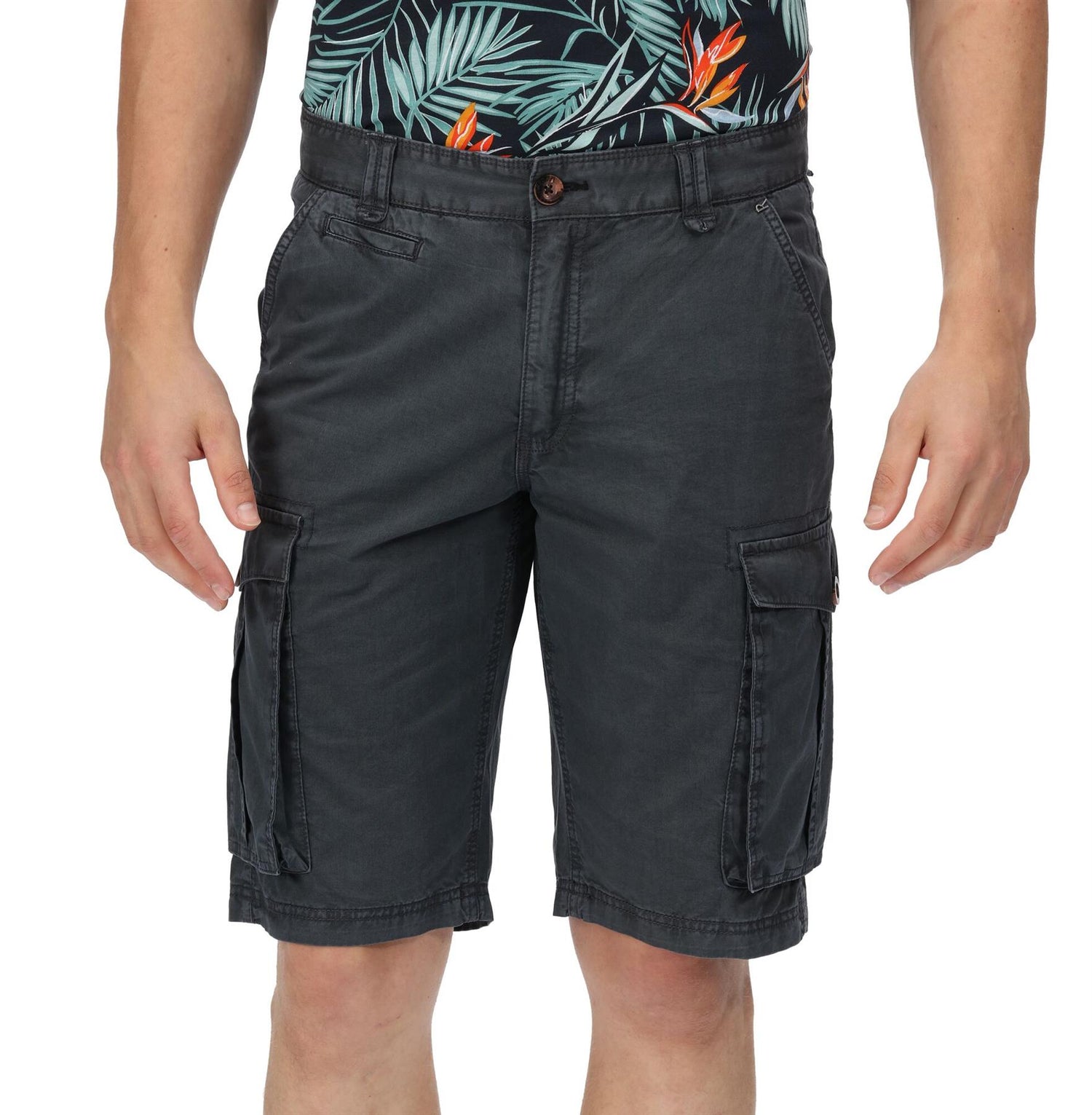 Regatta Mens Shorebay Cargo Breathable Cotton Shorts - Just £19.99! Shop now at Warwickshire Clothing.