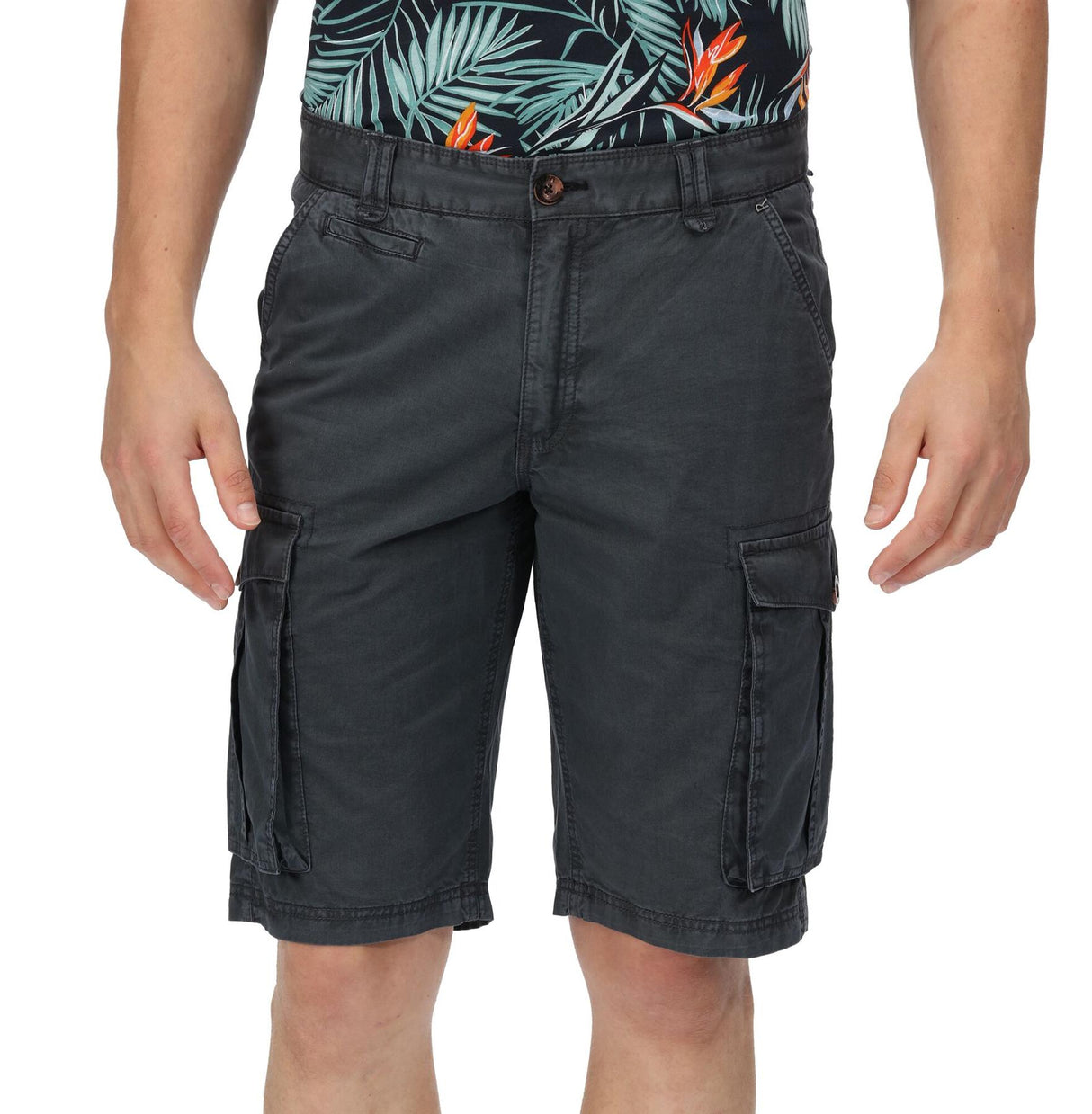 Regatta Mens Shorebay Cargo Breathable Cotton Shorts - Just £19.99! Shop now at Warwickshire Clothing.