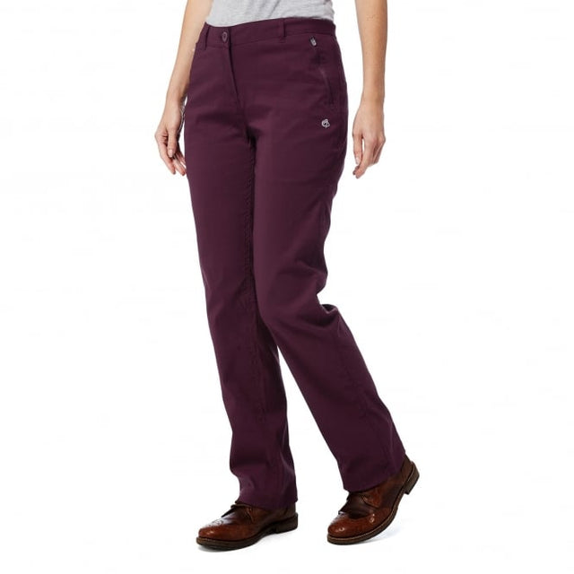 Craghoppers Ladies Kiwi Pro Stretch Trousers - Winterberry - Just £32.99! Shop now at Warwickshire Clothing.
