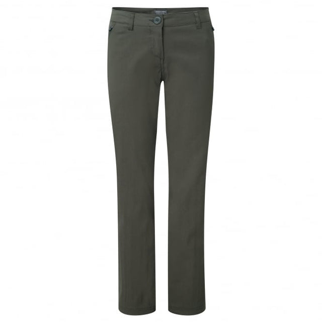 Craghoppers CWJ1072 Ladies Kiwi Pro Stretch Trousers Mid Khaki - Just $34.99! Shop now at Warwickshire Clothing. Free Dellivery.
