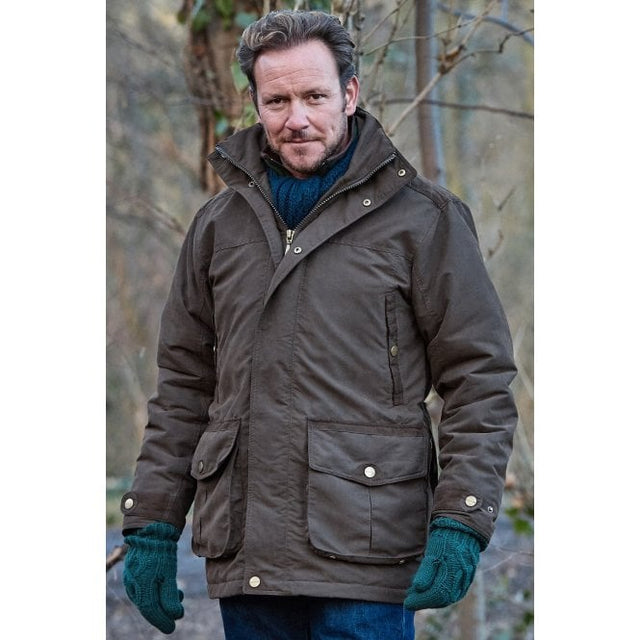 Sherwood Forest Barnston Mens Country Jacket Dark Brown - Just £99.99! Shop now at Warwickshire Clothing.