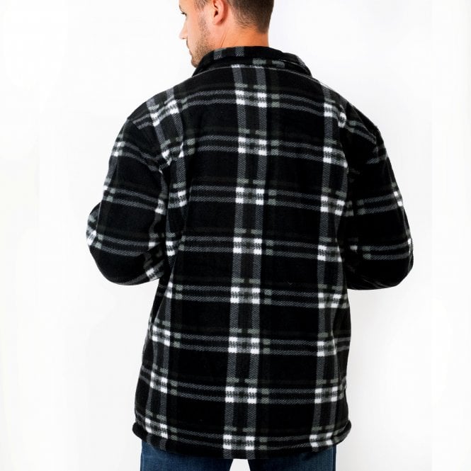 Hazy Blue Mens Baxter Sherpa Lumberjack Fleece Shirt - Just £22.99! Shop now at Warwickshire Clothing.