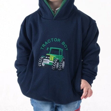 Hazy Blue Childrens Tractor Boy Hoodies - Just £12.99! Shop now at Warwickshire Clothing.