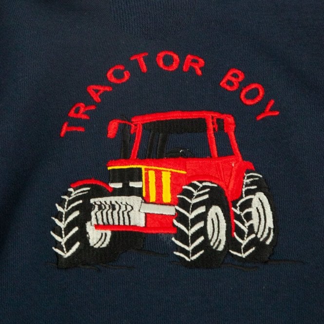 Hazy Blue Childrens Tractor Boy Hoodies - Just £12.99! Shop now at Warwickshire Clothing.