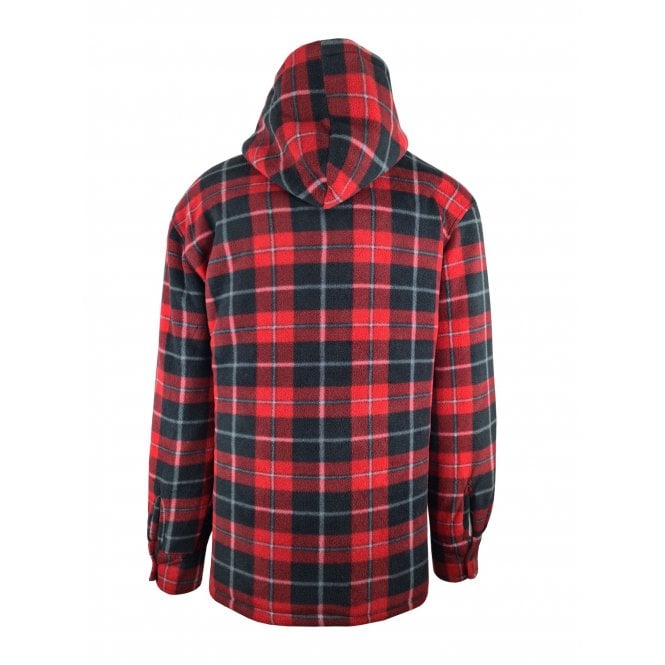 Hazy Blue Kids Sherpa Fleece Lined Checked Hooded Shirt - Robbo - Just £19.99! Shop now at Warwickshire Clothing.