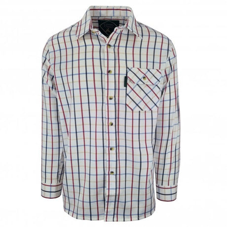 Country Classics Mens Long Sleeve Check Shirt - Redcar Red - Just $18.99! Shop now at Warwickshire Clothing. Free Dellivery.