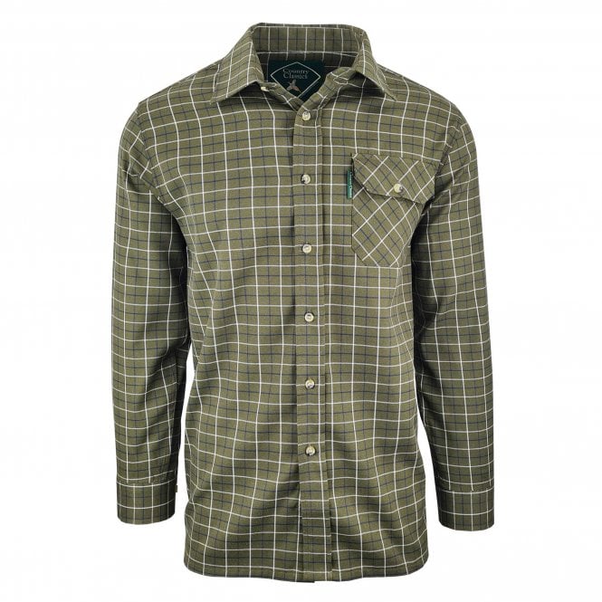 Country Classics Mens Long Sleeved Check Shirt - Woburn Green - Just £18.99! Shop now at Warwickshire Clothing.