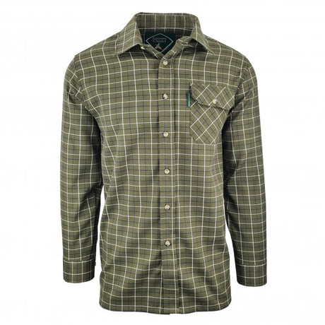 Country Classics Mens Long Sleeved Check Shirt - Woburn Green - Just £18.99! Shop now at Warwickshire Clothing.