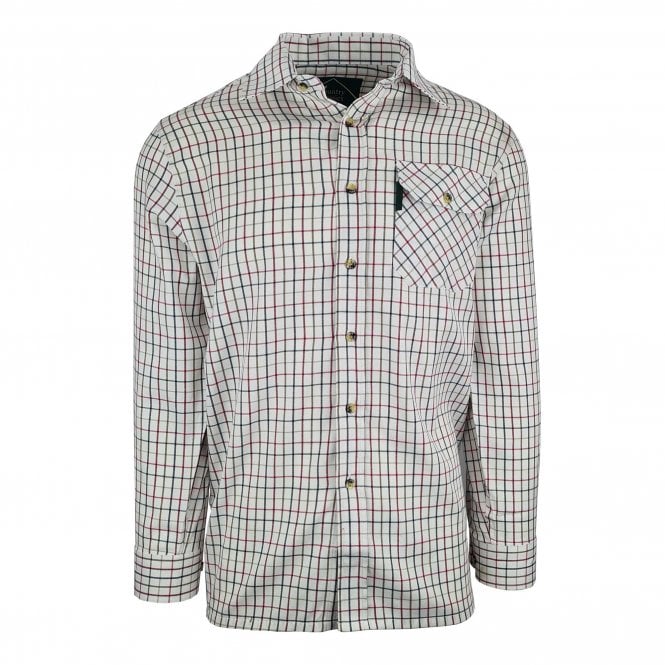 Country Classics Mens Long Sleeve Check Shirt - Beaver Red - Just £18.99! Shop now at Warwickshire Clothing.