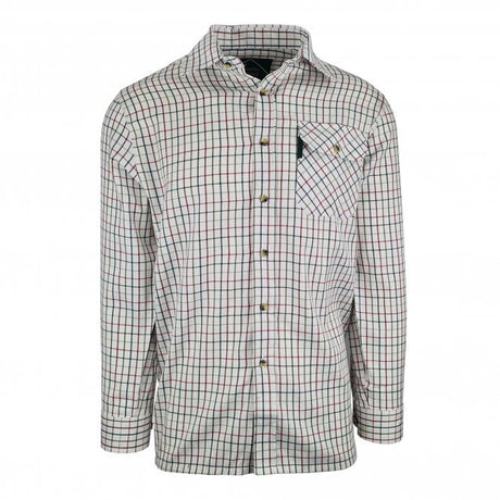 Country Classics Mens Long Sleeve Check Shirt - Beaver Red - Just £18.99! Shop now at Warwickshire Clothing.