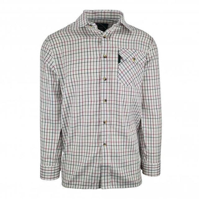 Country Classics Mens Long Sleeve Check Shirt - Beaver Red - Just £18.99! Shop now at Warwickshire Clothing.