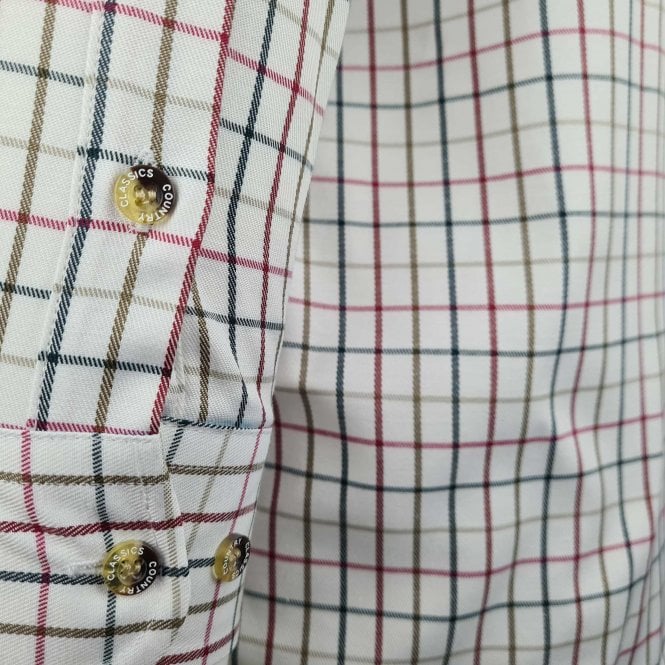 Country Classics Mens Long Sleeve Check Shirt - Beaver Red - Just £18.99! Shop now at Warwickshire Clothing.