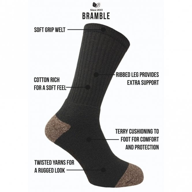 Bramble mens socks 3pk all terrain socks - Just $11.99! Shop now at Warwickshire Clothing. Free Dellivery.