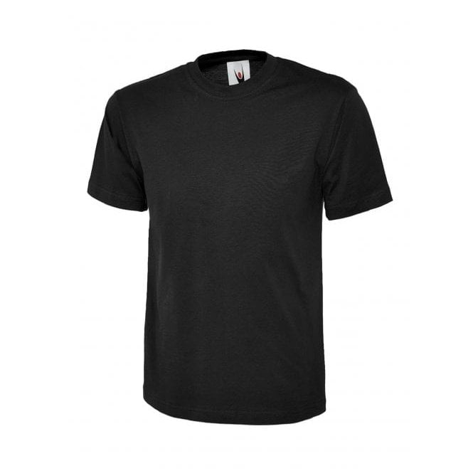 Uneek Classic T-Shirt Unisex Mens Plain Short Sleeve Blank Cotton Round Neck - Just £6.99! Shop now at Warwickshire Clothing.