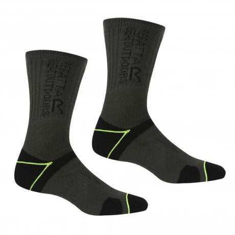 Regatta Mens Blister Protect II Anti Bacterial Walking Socks RMH043 (2 PACK) - Just $12.49! Shop now at Warwickshire Clothing. Free Dellivery.