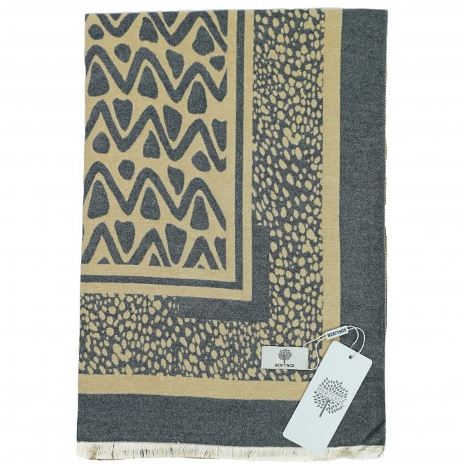 Heritage Scarf Women's Scarves Reversible - Waves - Just £13.99! Shop now at Warwickshire Clothing.