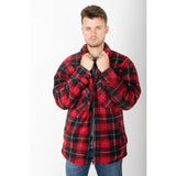 Hazy Blue Mens Baxter Sherpa Lumberjack Fleece Shirt - Just $19.99! Shop now at Warwickshire Clothing. Free Dellivery.