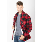 Hazy Blue Mens Baxter Sherpa Lumberjack Fleece Shirt - Just $19.99! Shop now at Warwickshire Clothing. Free Dellivery.