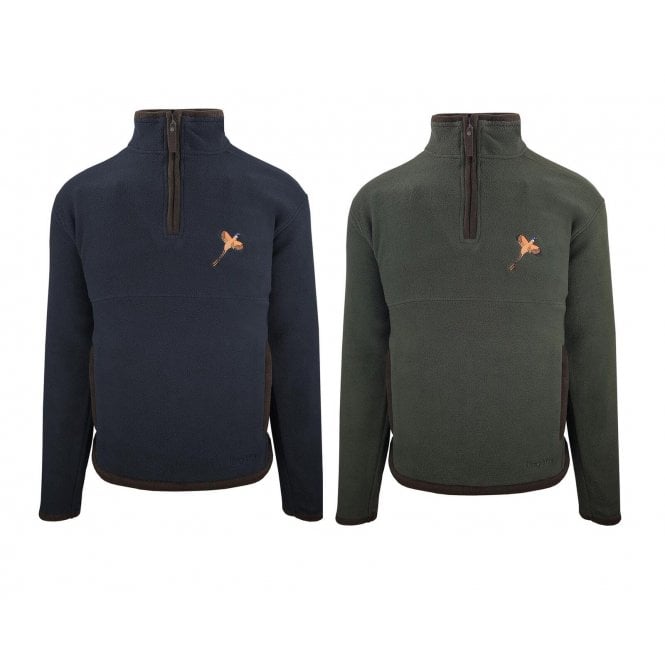 Hazy Blue Swann Mens Half Zip Fleece Pullover - Just $29.99! Shop now at Warwickshire Clothing. Free Dellivery.