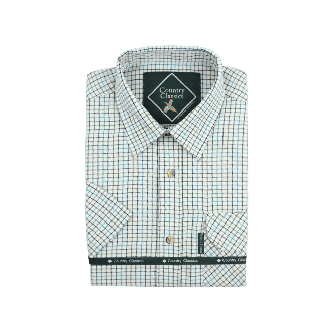 Country Classics Mens Short Sleeve Check Shirt - Epsom - Just £16.99! Shop now at Warwickshire Clothing.