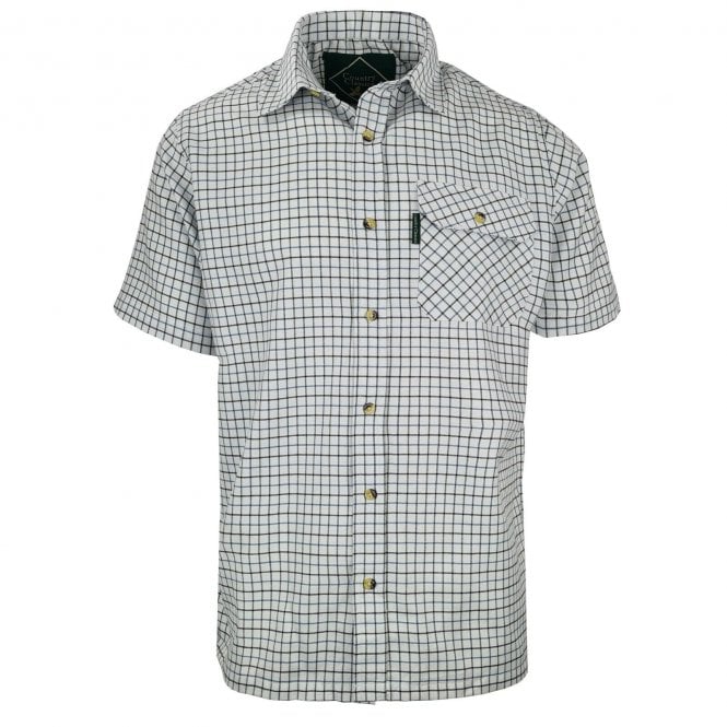 Country Classics Mens Short Sleeve Check Shirt - Tattersall - Just £16.99! Shop now at Warwickshire Clothing.