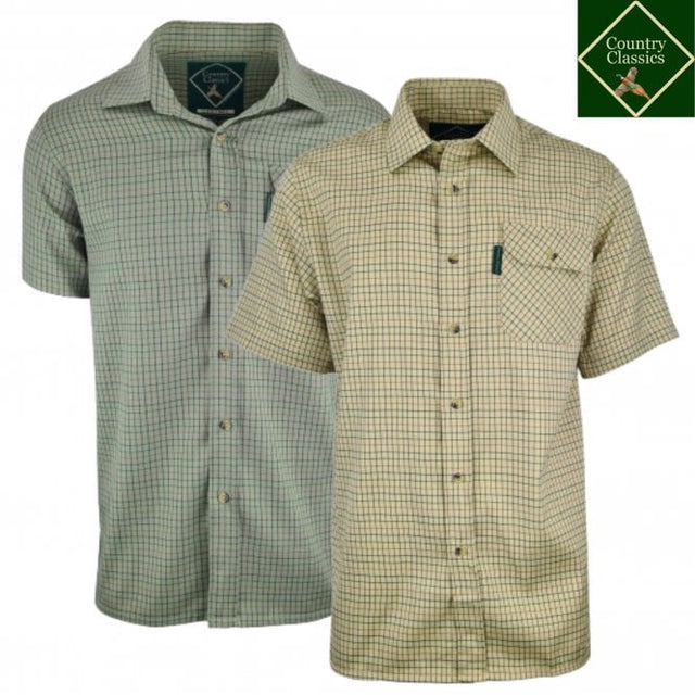 Country Classics Mens Short Sleeve Check Shirt - Cartmel - Just £16.99! Shop now at Warwickshire Clothing.