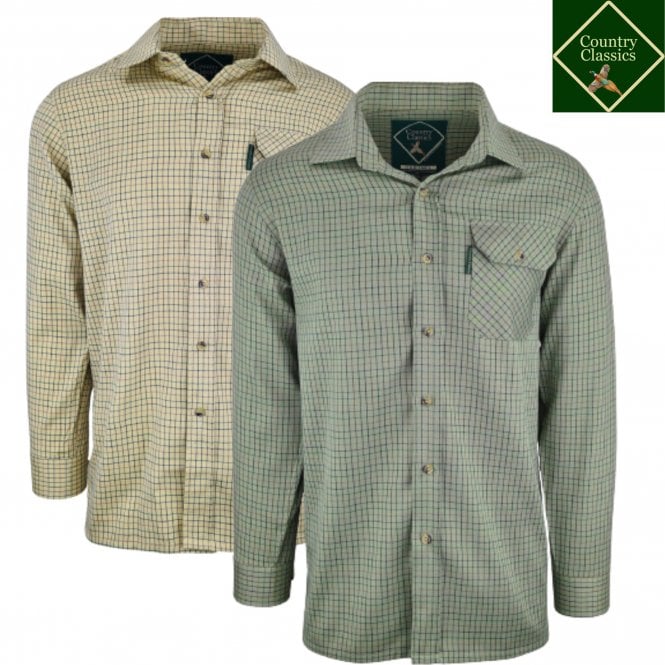 Country Classics Mens Long Sleeved Check Country Shirt - Cartmel - Just £18.99! Shop now at Warwickshire Clothing.
