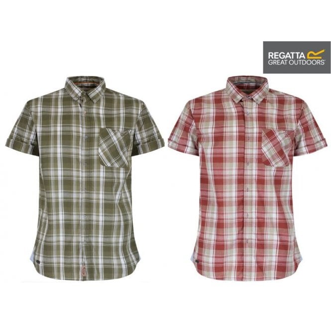 Regatta Efan Mens Short Sleeved Shirt RMS091 - Just £9.99! Shop now at Warwickshire Clothing.