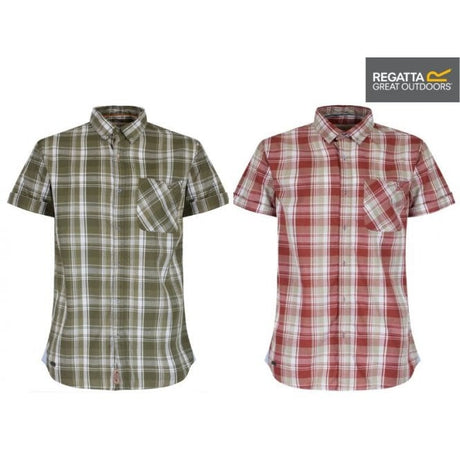 Regatta Efan Mens Short Sleeved Shirt RMS091 - Just $9.99! Shop now at Warwickshire Clothing. Free Dellivery.