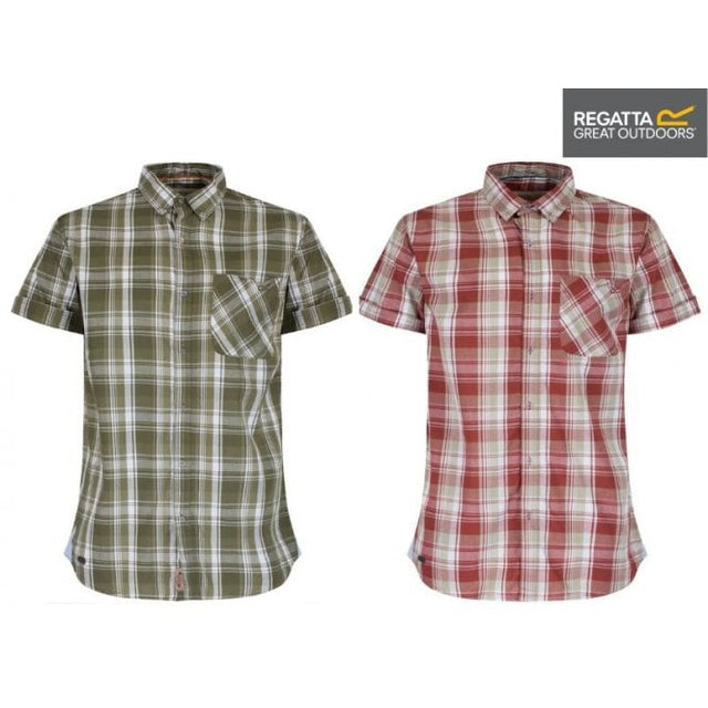 Regatta Efan Mens Short Sleeved Shirt RMS091 - Just £9.99! Shop now at Warwickshire Clothing.